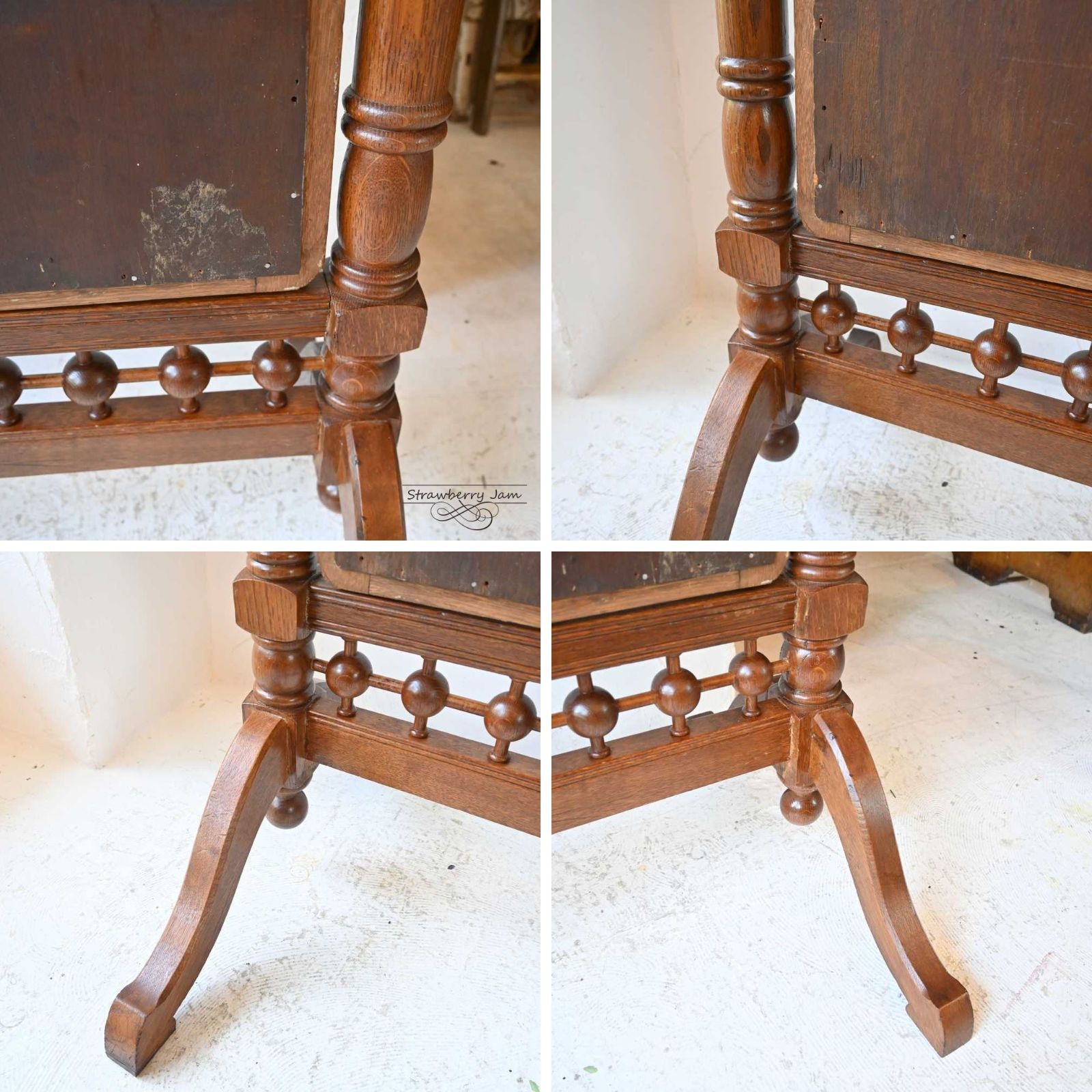 IFU-398 フランスアンティーク ミラー 姿見 全身鏡 スタンドミラー