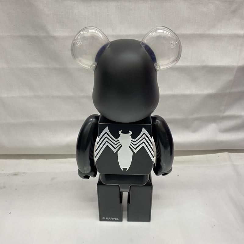 中古】開封)BE@RBRICK Spider-Man 400％ VENOM LAST賞 ベア