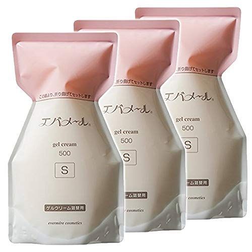 エバメール ゲルクリーム500gレフィル Sタイプ詰替用 ×３個セット