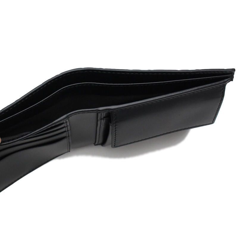 GUCCI グッチ 二つ折り財布 メンズ グッチシマ ブラック 473922 CWC1N