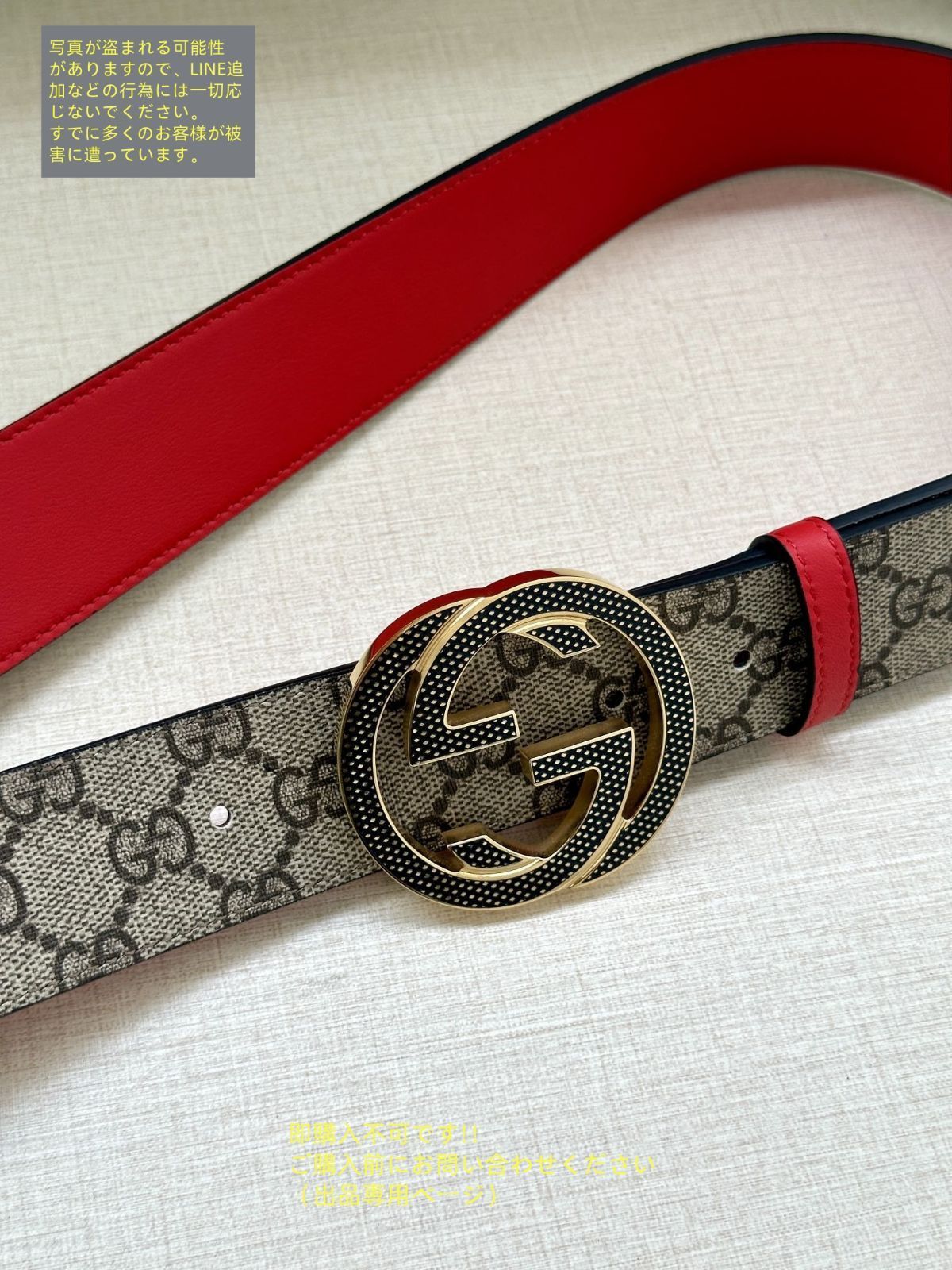 極美品GUCCI GGモノグラム ベルト 超極上美品】GUCCI グッチ GG ベルト メンズ 本革 - メルカリ
