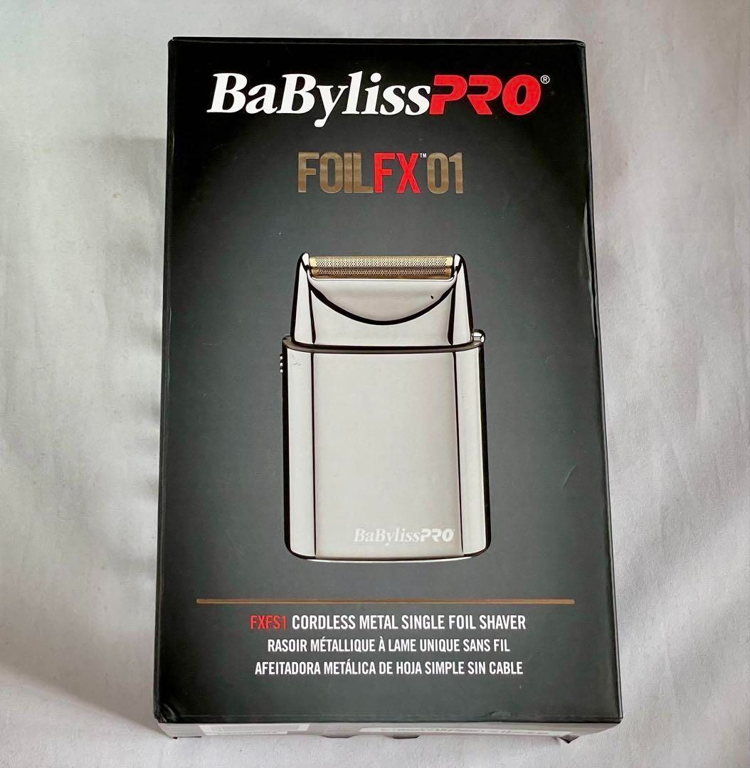電気シェーバー 髭そり BaBylissPRO FOILFX01