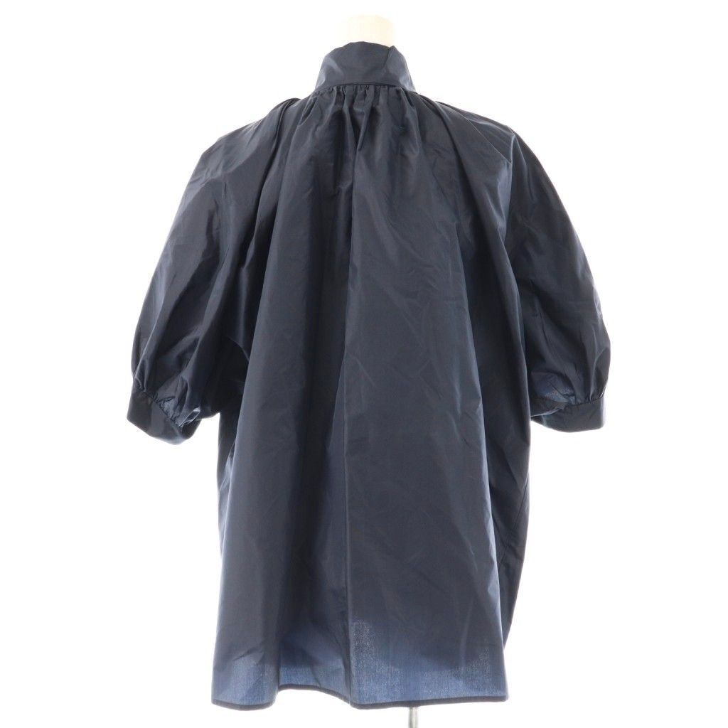 ブラミンク BLAMINK ×VERYNAVY×滝沢眞規子 ボウタイシルクブラウス 前