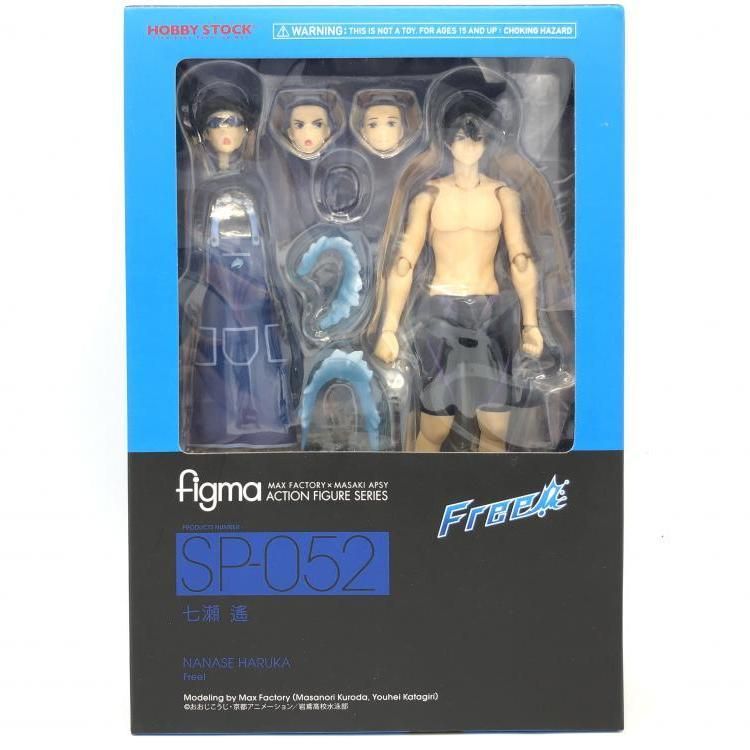 【中古】figma SP-052 七瀬遙 アクションフィギュア 中古】figma SP-052 七瀬遙(Free!)購入特典付き｢焼き鯖」[69