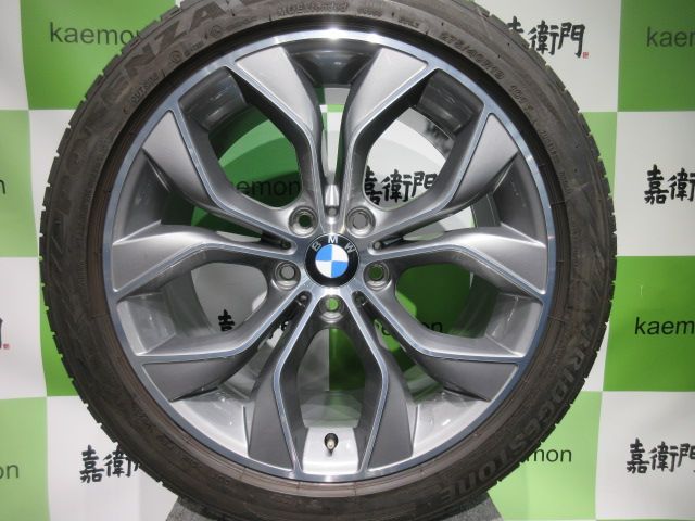 ★ 人気オプション品★【ホイール】ＢＭＷ　Ｘ３　Ｆ２５ 純正　Ｙスポークスタイリング608【タイヤ】ミシュラン/ブリジストン　RFT（横浜青葉店）