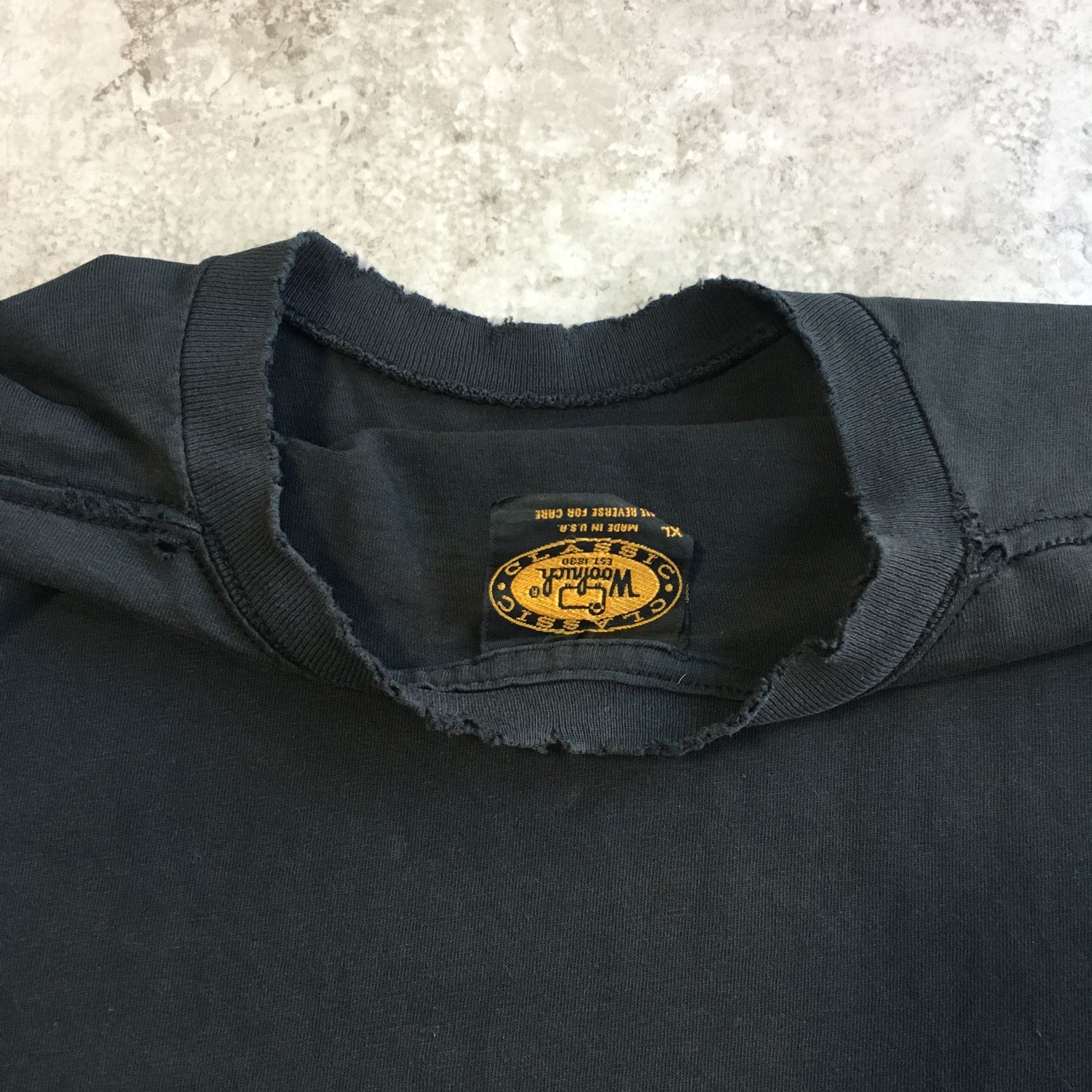 90s USA製 Wool rich DonRay Fish Printed T-shirt ウールリッチ