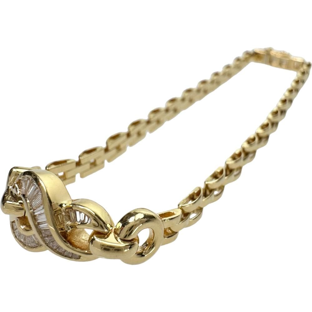 ブレスレット 時計ベルト風 K18 ダイヤモンド - メルカリ 