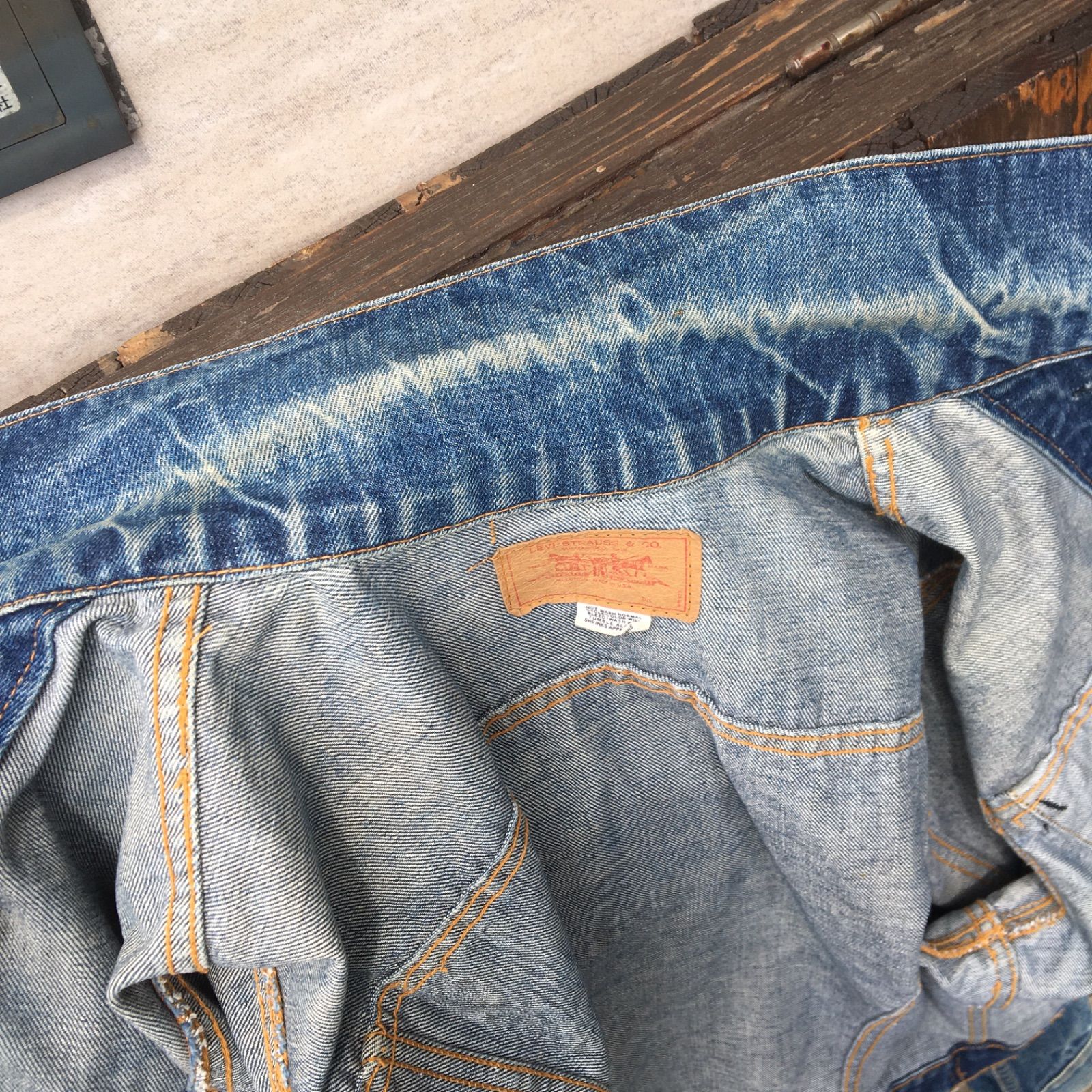 60's Vintage【LEVI'S】ビンテージ リーバイス 70505-0217 Big-E ビッグE デニムジャケット サード 3rd 4th◆size:US-40