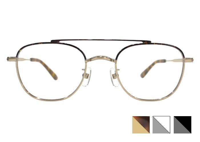 エステーデュポン S.T Dupont dp-1039 フルリム ティアドロップ ツーブリッチ チタン 伊達 度付き 老眼鏡 遠近両用 メガネ めがね 眼鏡 50□21