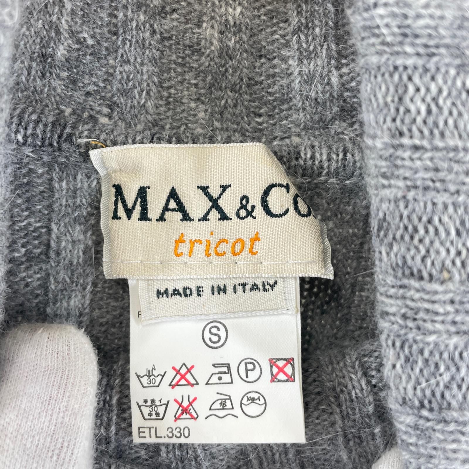 A5261 マックスアンドコー 長袖ニット タートルネック グレー S A5261 マックスアンドコー 長袖ニット タートルネック グレー S