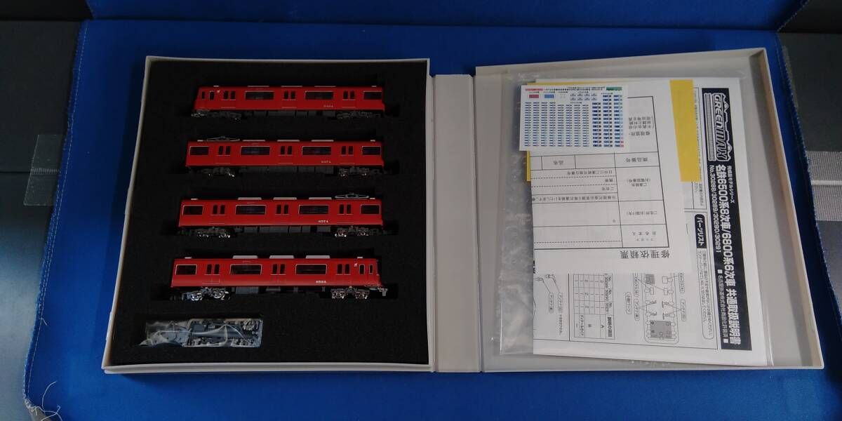 Nゲージ GREENMAX 30289 名鉄6500系8次車 増結4両編成セット(動力無し