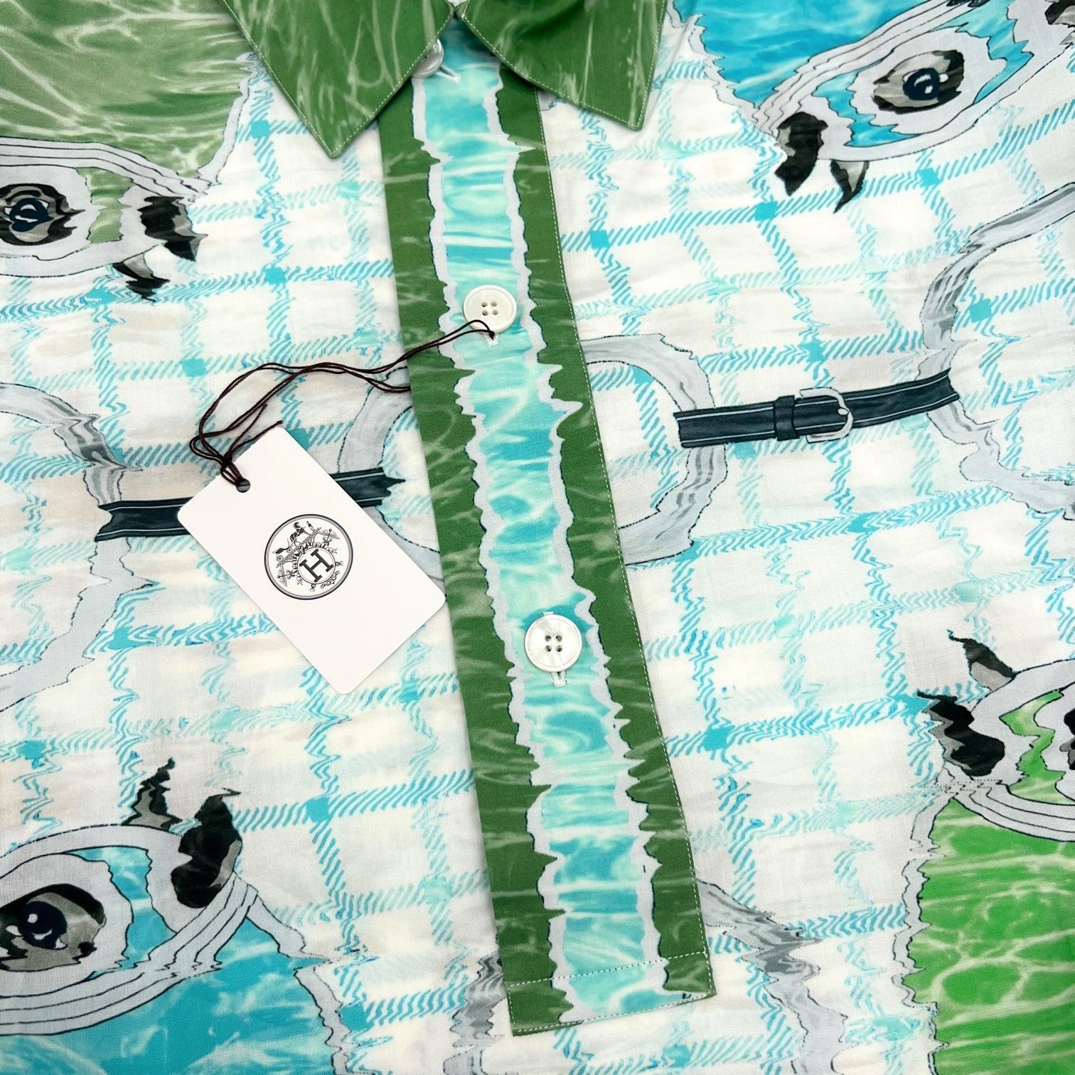 ≪23SS★≫HERMES Tatersale Remix ボクシーシャツ ≪23SS☆≫HERMES Tatersale Remix ボクシーシャツ (HERMES