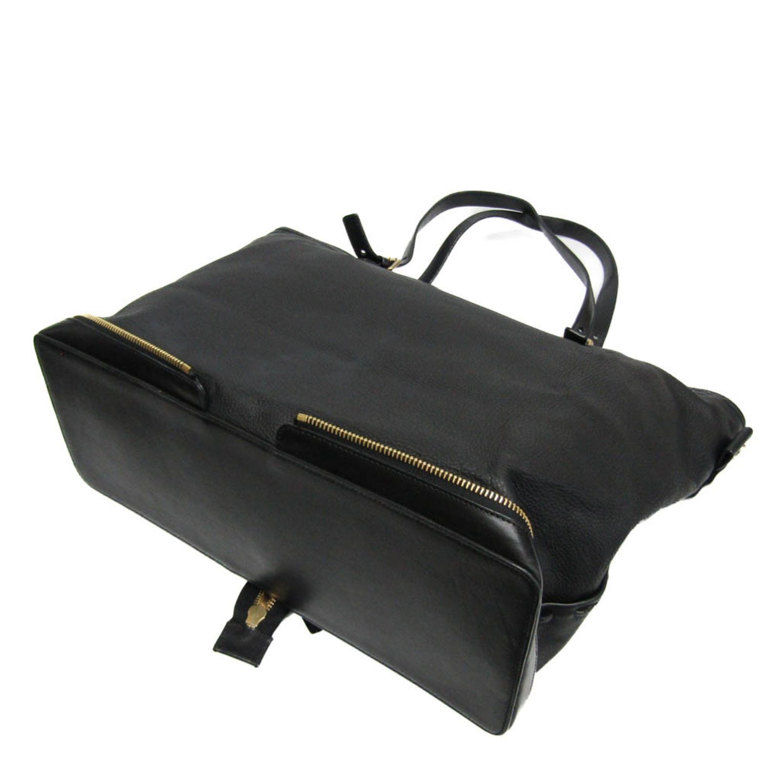 【美品】Chloe エレン トートバッグ オールレザー ブラック 大容量 美品！クロエ Chloe エレン レザートートバッグ 大容量