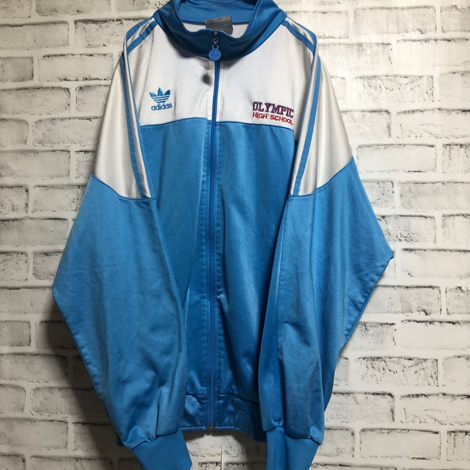 希少XL⭐️70s adidas トラックジャケット/ジャージ vintage 青白