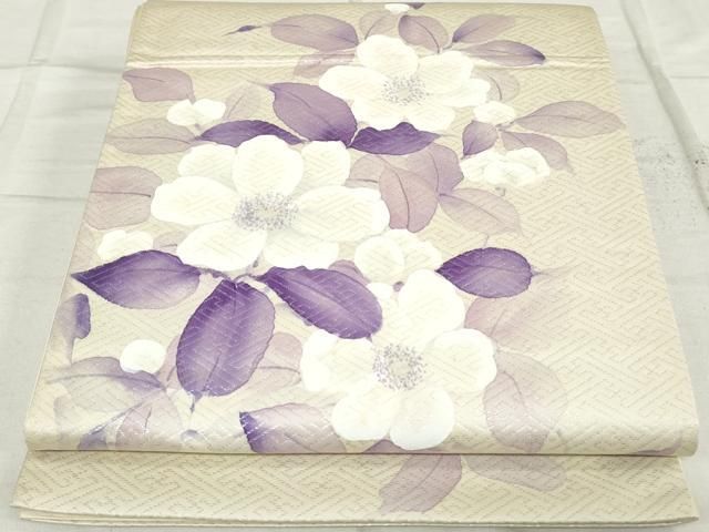 総相良刺繍 豪華 ！正絹高級袋帯 最高級袋帯「蘇州汕頭相良刺繍 唐花華紋」 | 販売着物商品,袋帯