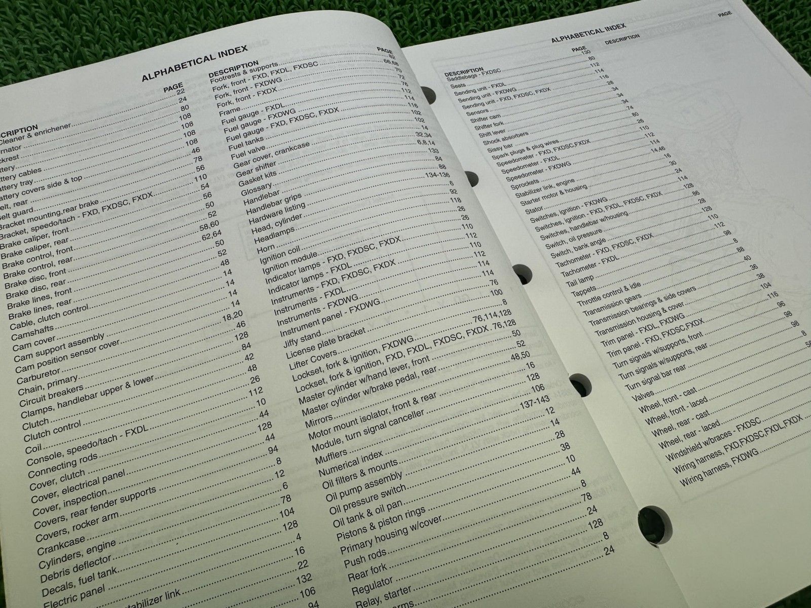 ダイナ パーツリスト 英語版 ハーレー 正規 バイク 整備書 2000年ダイナモデル パーツカタログ 車検 パーツカタログ 整備書 sG