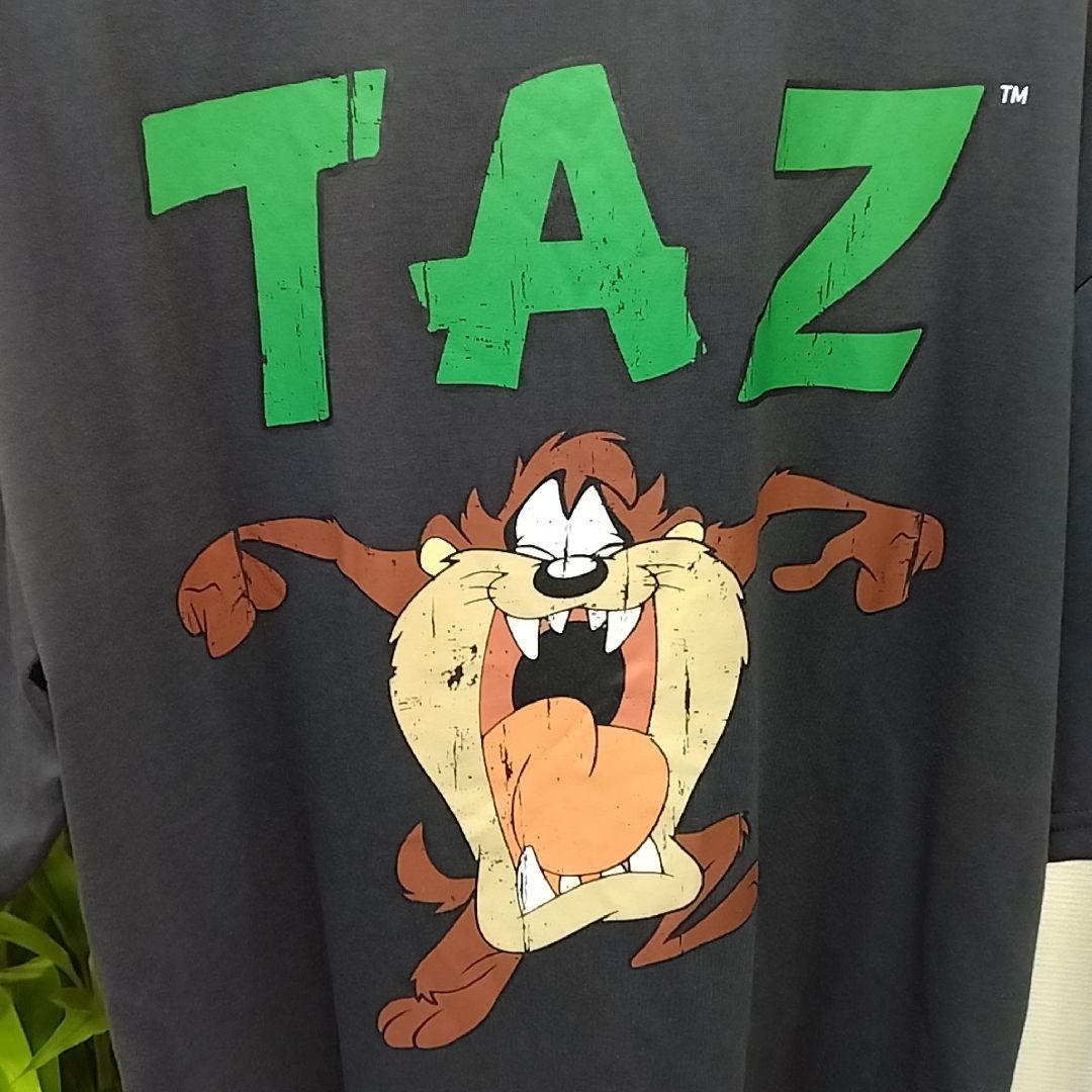 新品 Looney Tunes Taz タズ ロンT：SIZE=M - Tシャツ