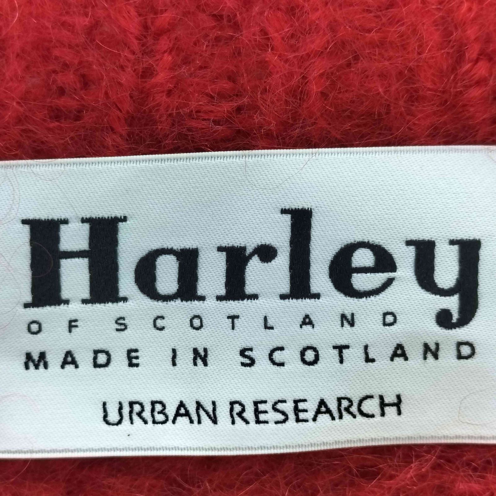 ハーレオブスコットランド×アーバンリサーチ　モヘヤニット ハーレーオブスコットランド HARLEY OF SCOTLAND モヘヤニット