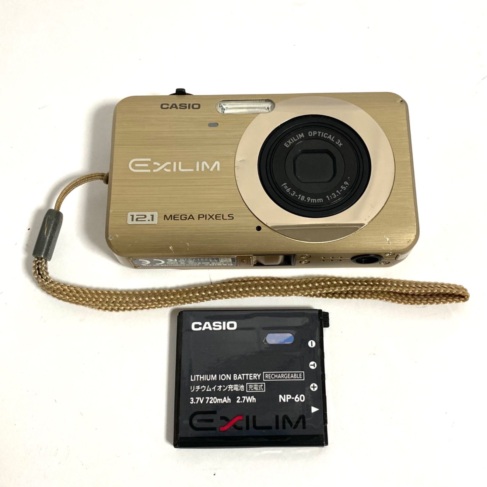 CASIO EXILIM EX-Z90 ゴールド カシオ デジカメ コンデジ 【公式通販】