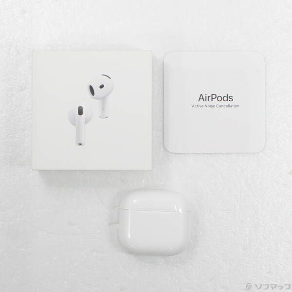 〔 品〕 AirPods 4 アクティブノイズキャンセリング搭載 MXP 93 J A 251 AirPods本体 ワイヤレスイヤホン 骨伝導イヤホン イヤホン