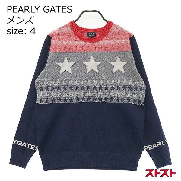 PEARLY GATES パーリーゲイツ ニットセーター ウール混 4