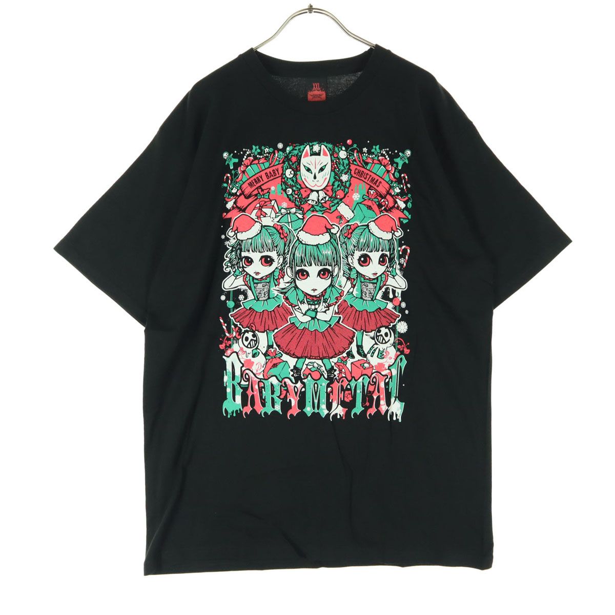 美品 BABYMETAL ベビーメタル プリント 半袖 ライブ Tシャツ XXL
