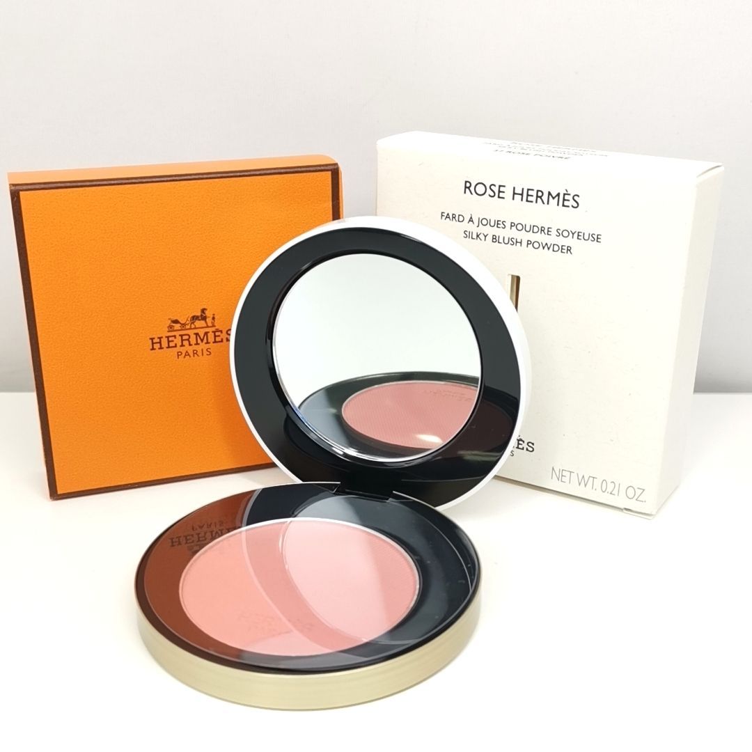 エルメス チークカラー 54 ローズ・ニュイ シルキー ブラッシュ ローズ
