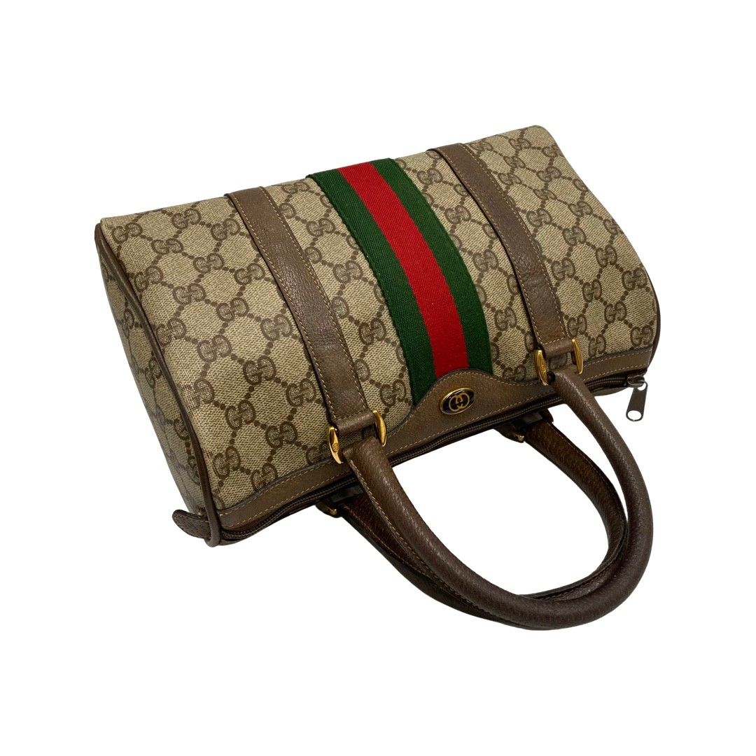 極 美品 GUCCI グッチ オールドグッチ ヴィンテージ シェリーライン GG