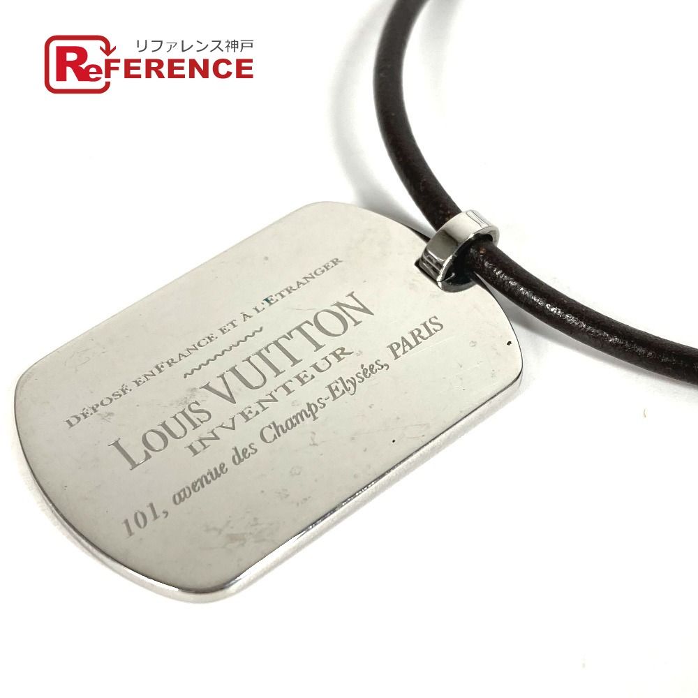 LOUIS VUITTON ルイヴィトン ネックレス パンダンティフ シャンゼリゼGM 1つのみ M65453 SS シルバー