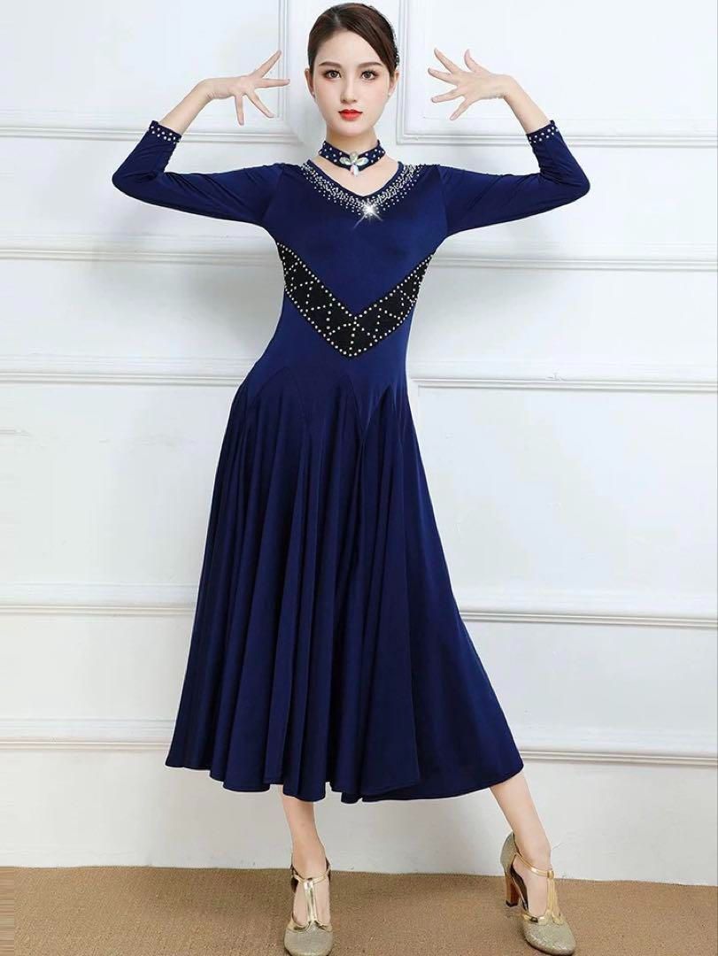 No.4046 チャコット 美品 M 黒 透け感 スカート☆社交ダンス