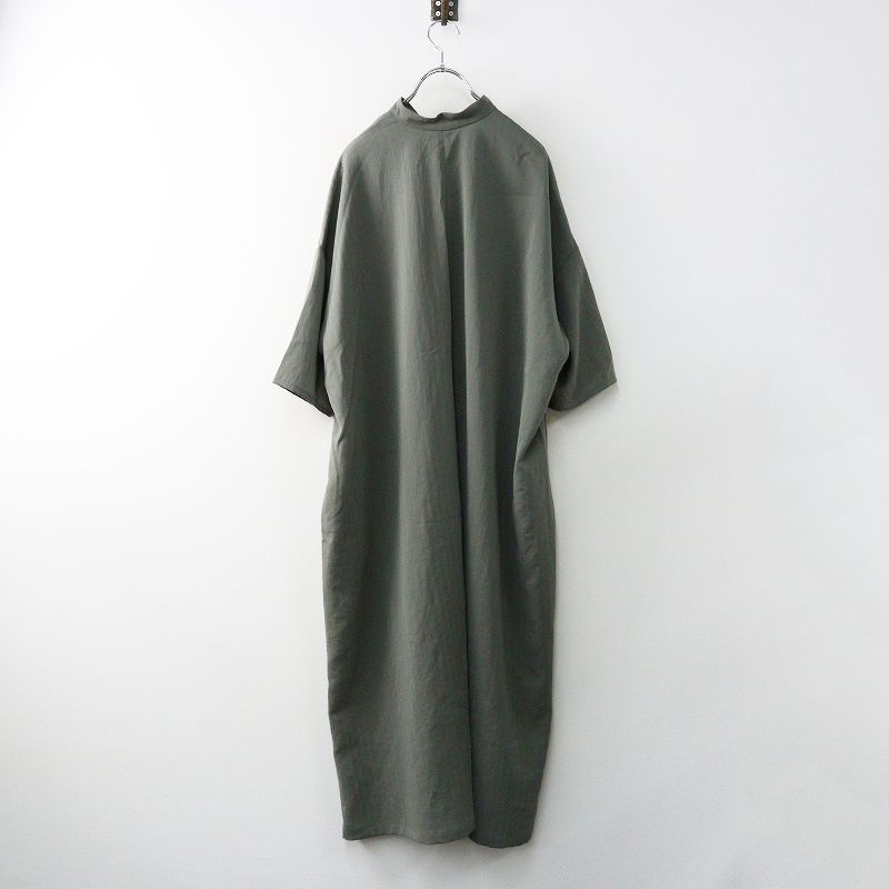 ノーコントロールエアー NO CONTROL AIR NC0303OP NBHKOP ポリエステルヘリンボーンロングワンピース 38 グレー 2400014499063