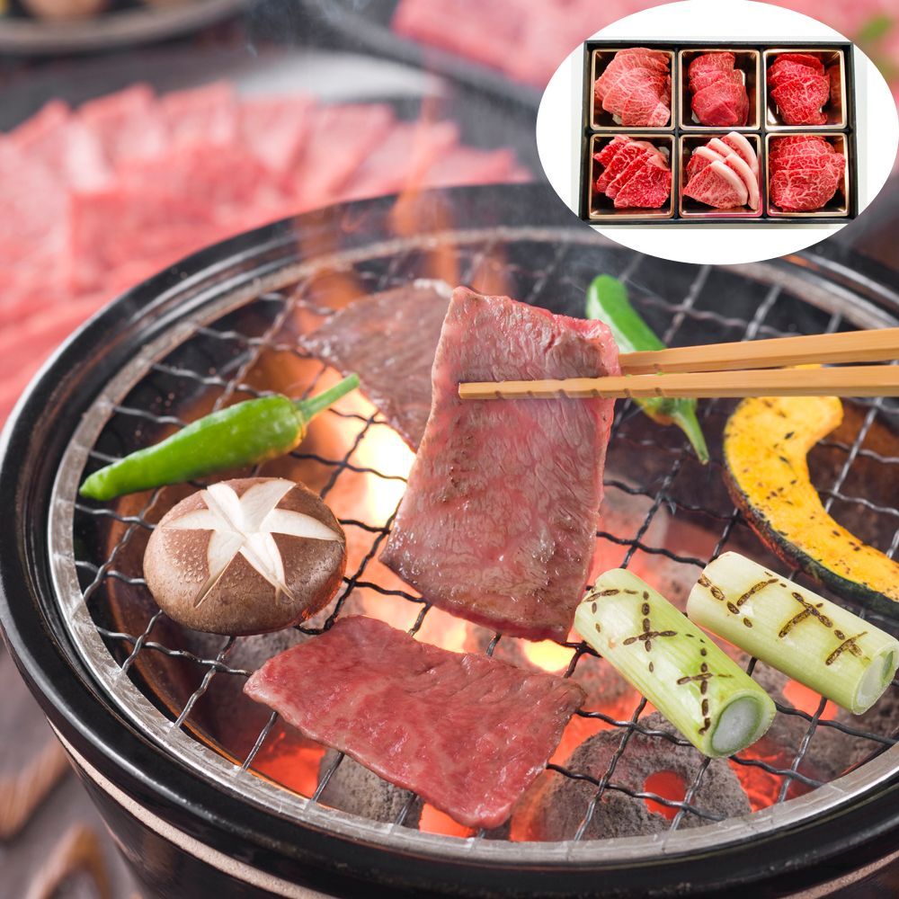 松阪牛 神戸牛 玉手箱 6種 部位食べ比べ 焼肉 牛 ビーフ やきにく お肉 肉 和牛 み グルメ 国産牛肉 ギフト お取り寄せ