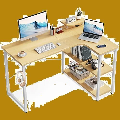 美品！無垢オーク材！フルオーダーデスク☆コの字 デスク テーブル