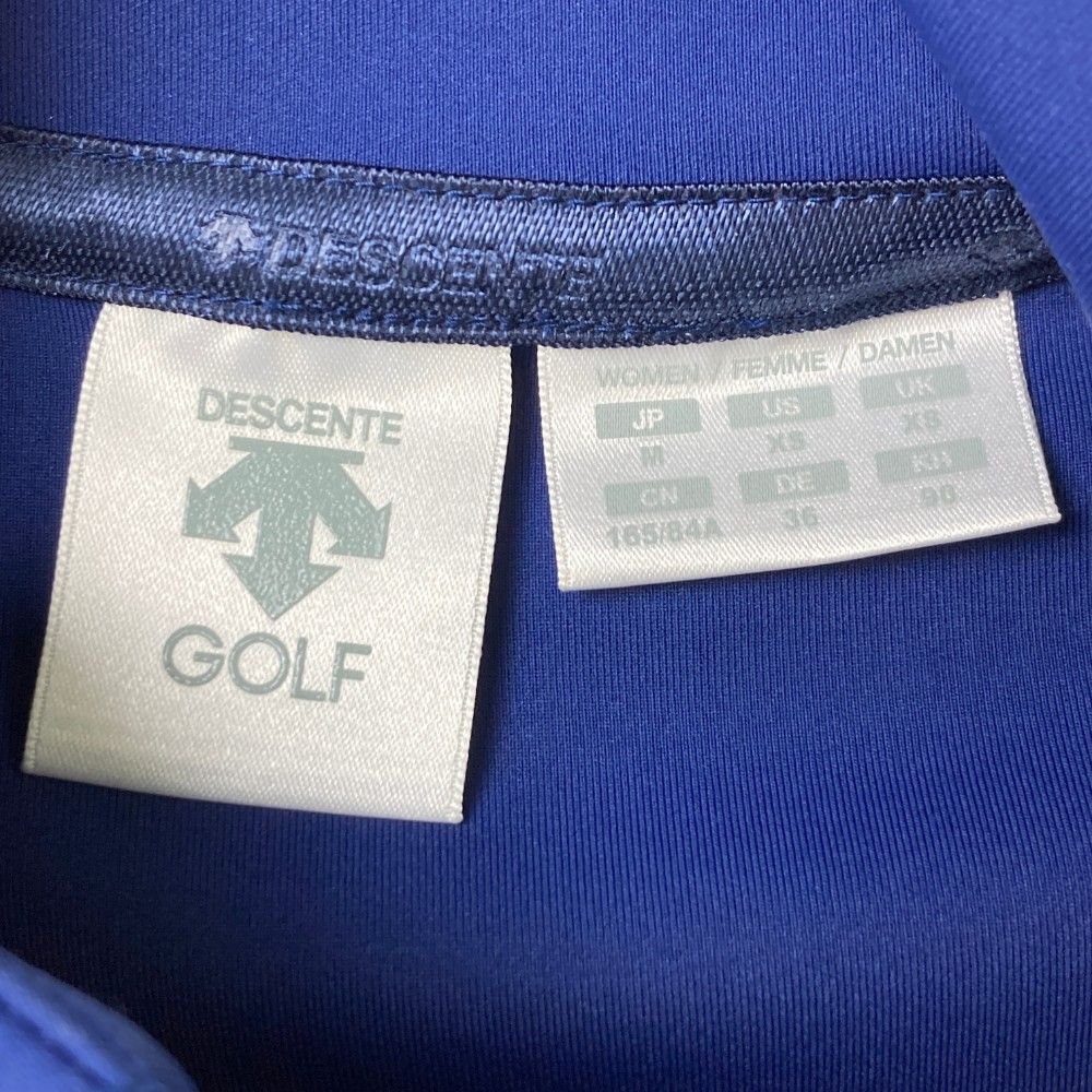 サイズ：M DESCENTE GOLF デサントゴルフ ; ジップ ジャケット  ネイビー系 [240101392457] ゴルフウェア レディース ストスト サイズ：M DESCENTE GOLF デサントゴルフ ; ジップ ジャケット