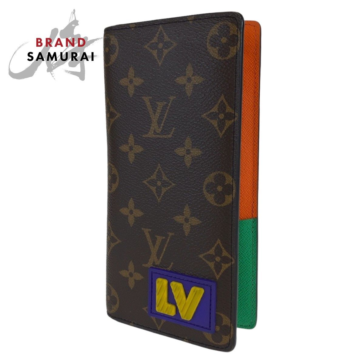 M80523 Louis Vuitton Classic Monogram Brazza Wallet