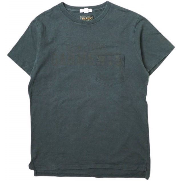 Engineered Garments x BEAMS PLUS エンジニアードガーメンツ ビームスプラス 別注 カナダ製 バスケットボールTシャツ Printed Cross Crew Neck T-shirt M Dk.Navy 半袖 g16232