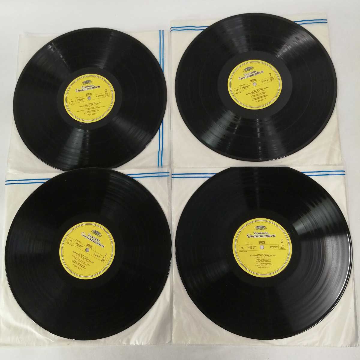 LP レコード 4枚組 レナード バーンスタイン BRAHMS BERNSTEIN 4 