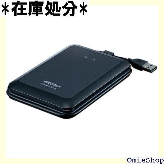 BUFFALO USB2.0 ポータブルHDD TurboUSB 500GB ブラック HD-PSG500U2
