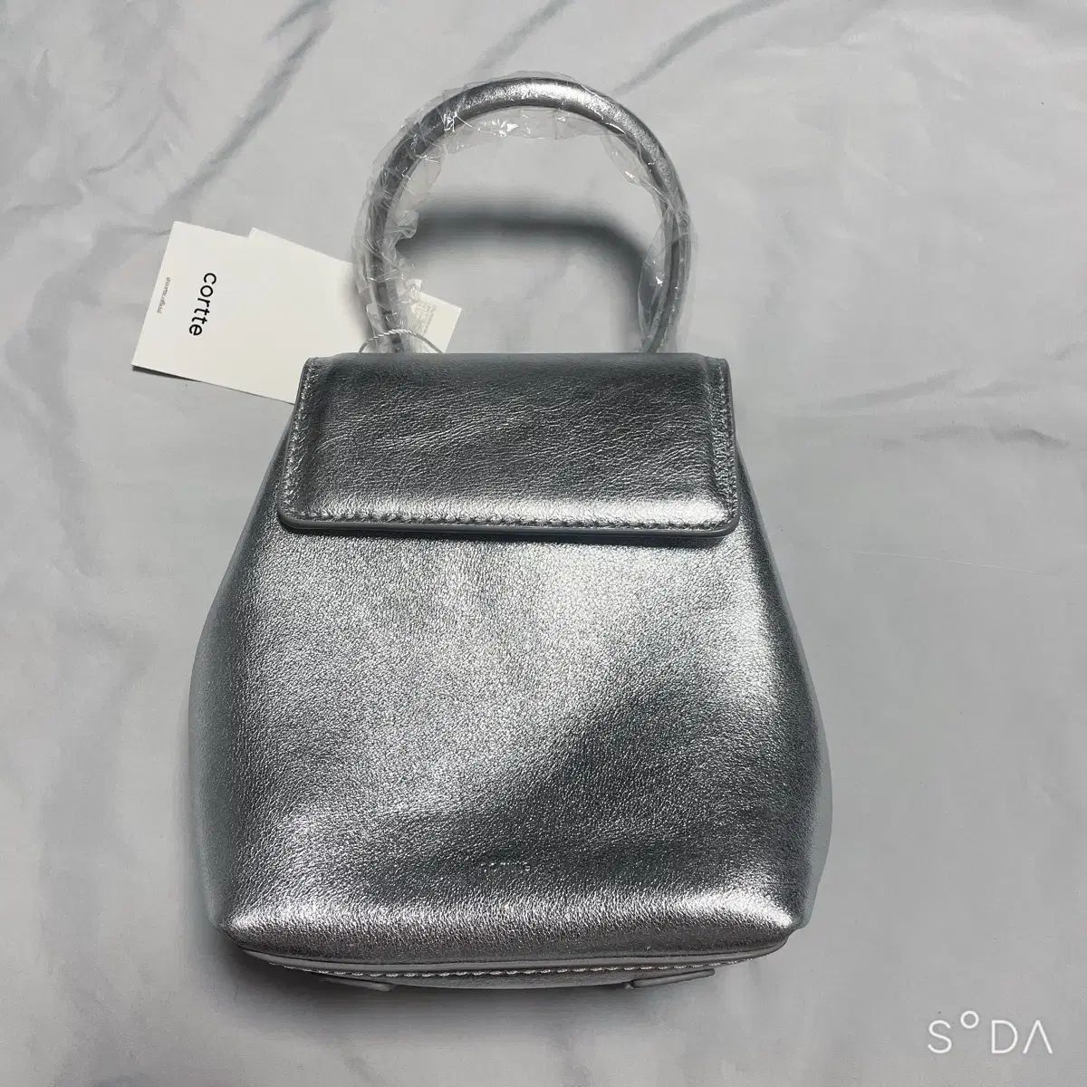 cortte コルテ シルバー ミニ バッグ