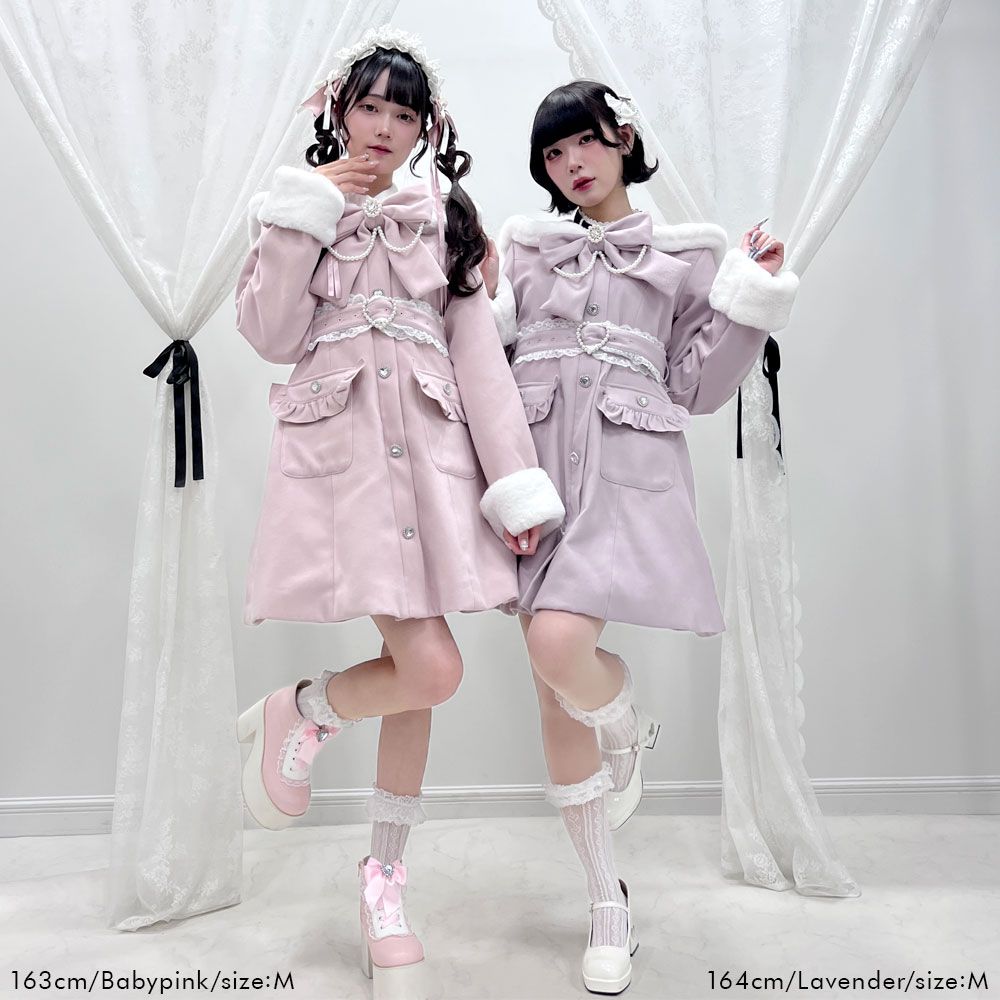 夢展望 ダウンコート DearMyLove ディアマイラブ うさ耳中綿ブルゾン