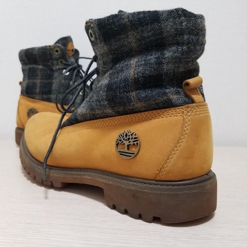 Timberland ティンバーランド ロールトップ ブーツ WOOLRICH - メルカリ