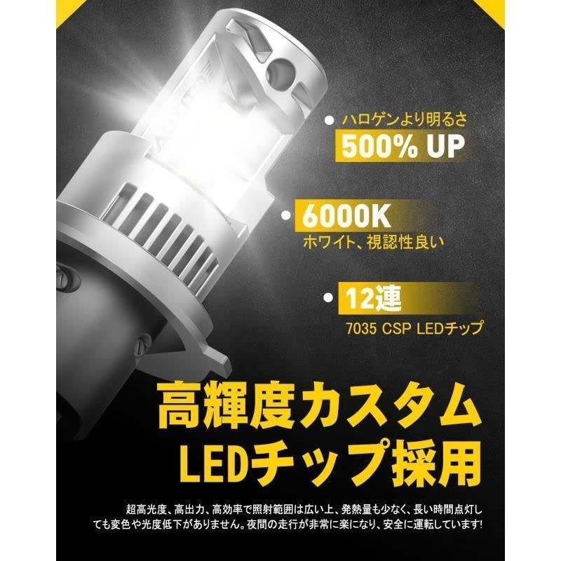 若者の大愛商品 AUXITO H4 Hi Lo LEDヘッドライト 車用