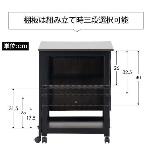 ホワイト 3段収納ラック キャスター付き オフィスデスク 簡易デスク 折りたたみデスク 学習デスク パソコンデスク TopCloud