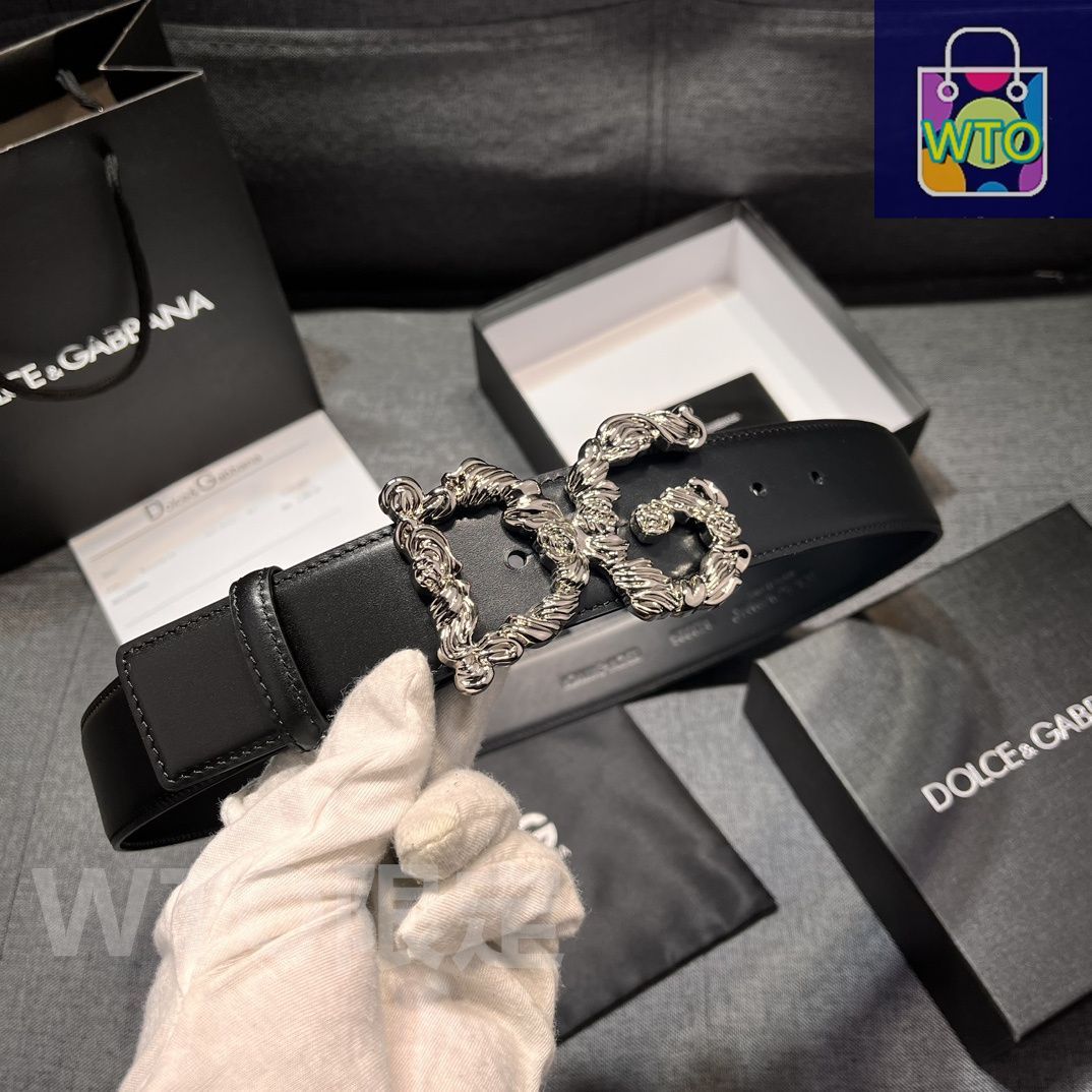 今日特価】Dolce&Gabbana DG レザーベルト-1 - メルカリ