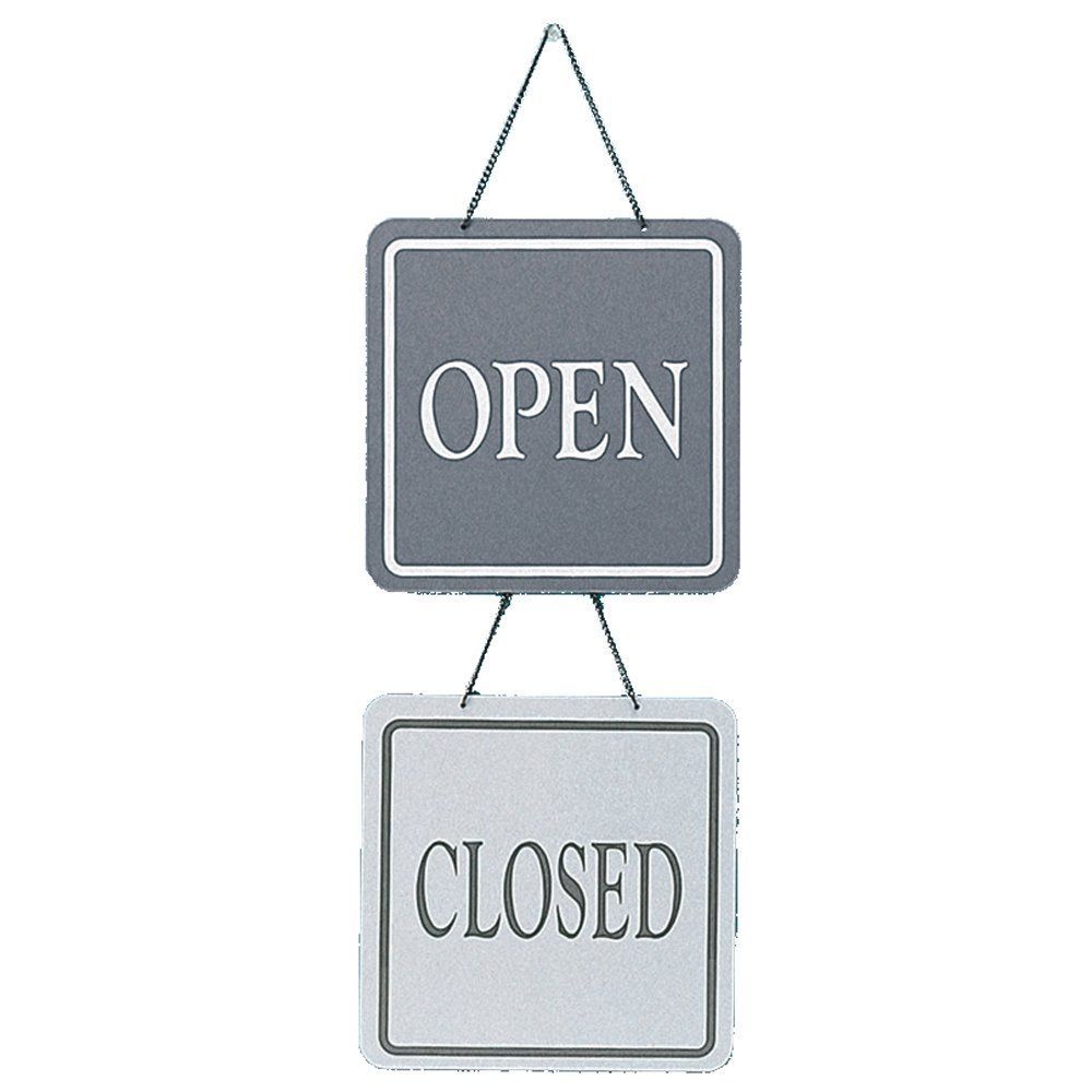 OPEN/CLOSED アクリル樹脂 タカ印 看板 営業表示板 OPEN/CLOSED アクリル樹脂 37-6100