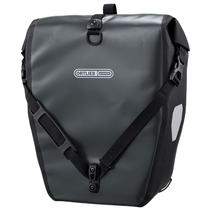 ORTLIEB オルトリーブ バックローラー QL2.1 ペア 防水IP64 パニアバッグ サイクル アスファルト×ブラック 40L ペア