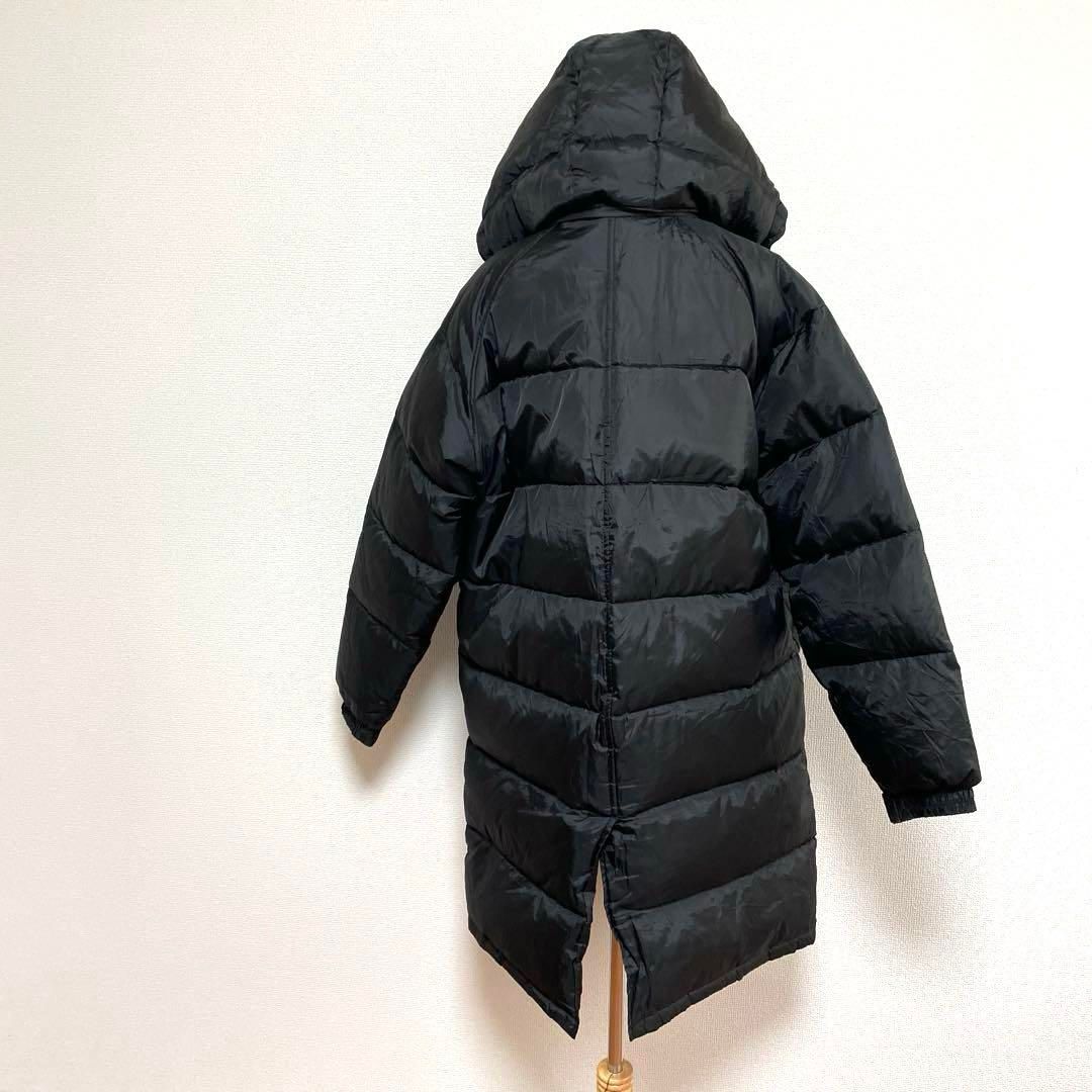 ペンフィールドの未使用の…、、黑のロングダウンコート Penfield ペンフィールド ブラック フード ロング ダウンジャケット L