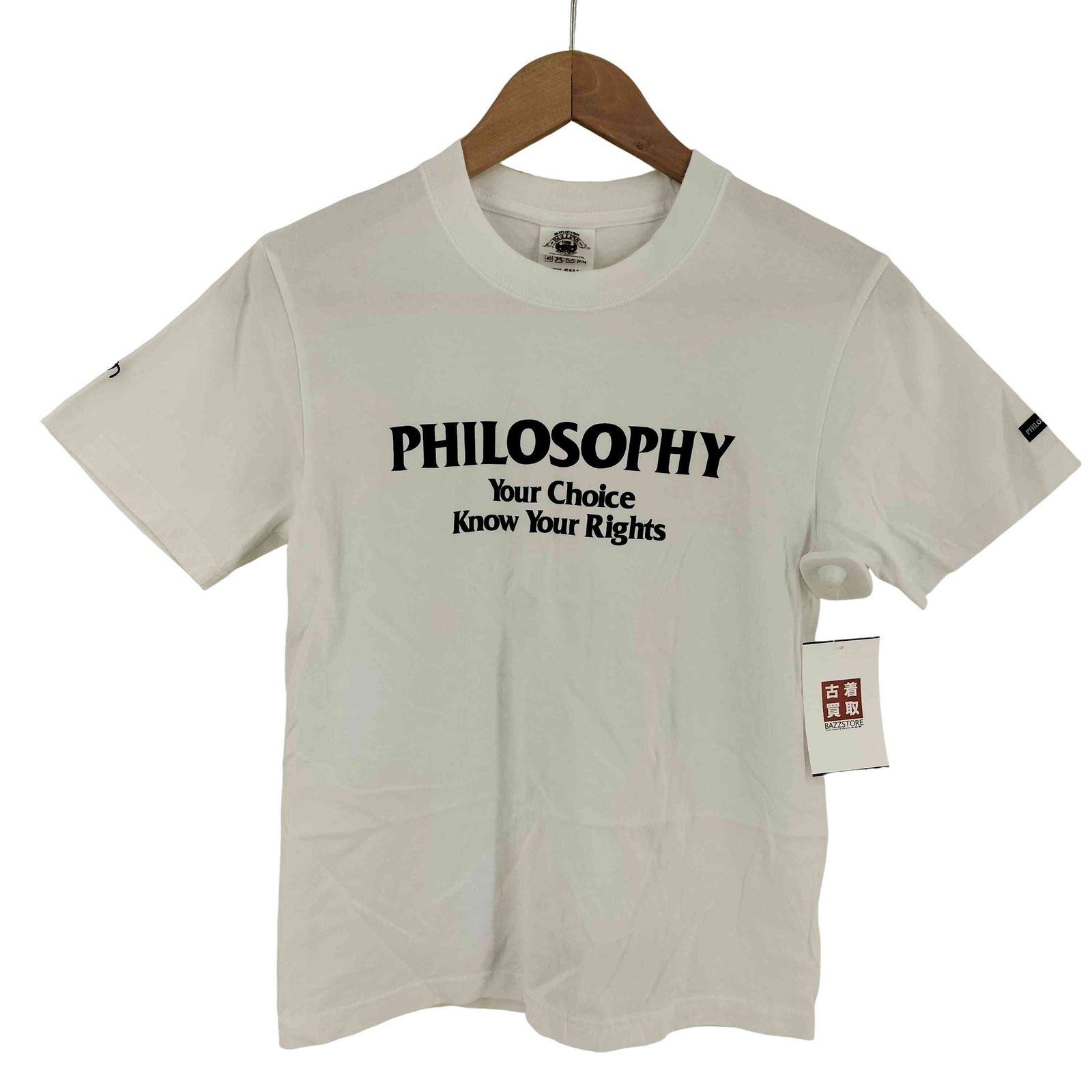 ダブルタップスブリンク WTAPS BULLINK PHILOSOPHY メッセージプリントクルーネックTシャツ メンズ  SMALL