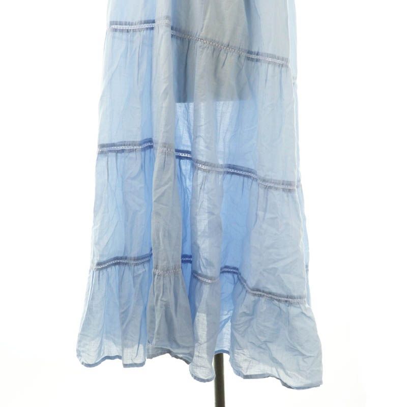 Merlette ライトブルー ティアードワンピース Blue ＆ Pink | Merlette NYC(マーレット)日本公式サイト