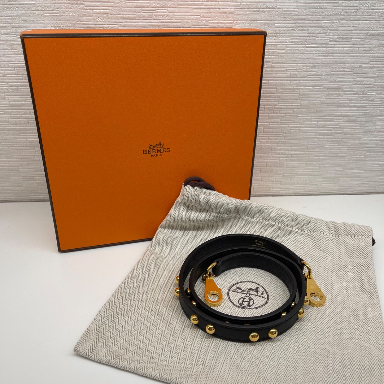 新品同様品】HERMES エルメス バンドリエール ミニドッグ ロンド